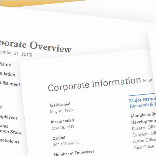 英文会社案内やアニュアルレポートに「会社概要」は必要か？